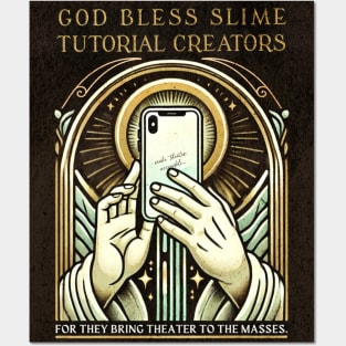 God Bless Slime Tutorial Creators - Theater Fandom Accessibility Art Posters and Art